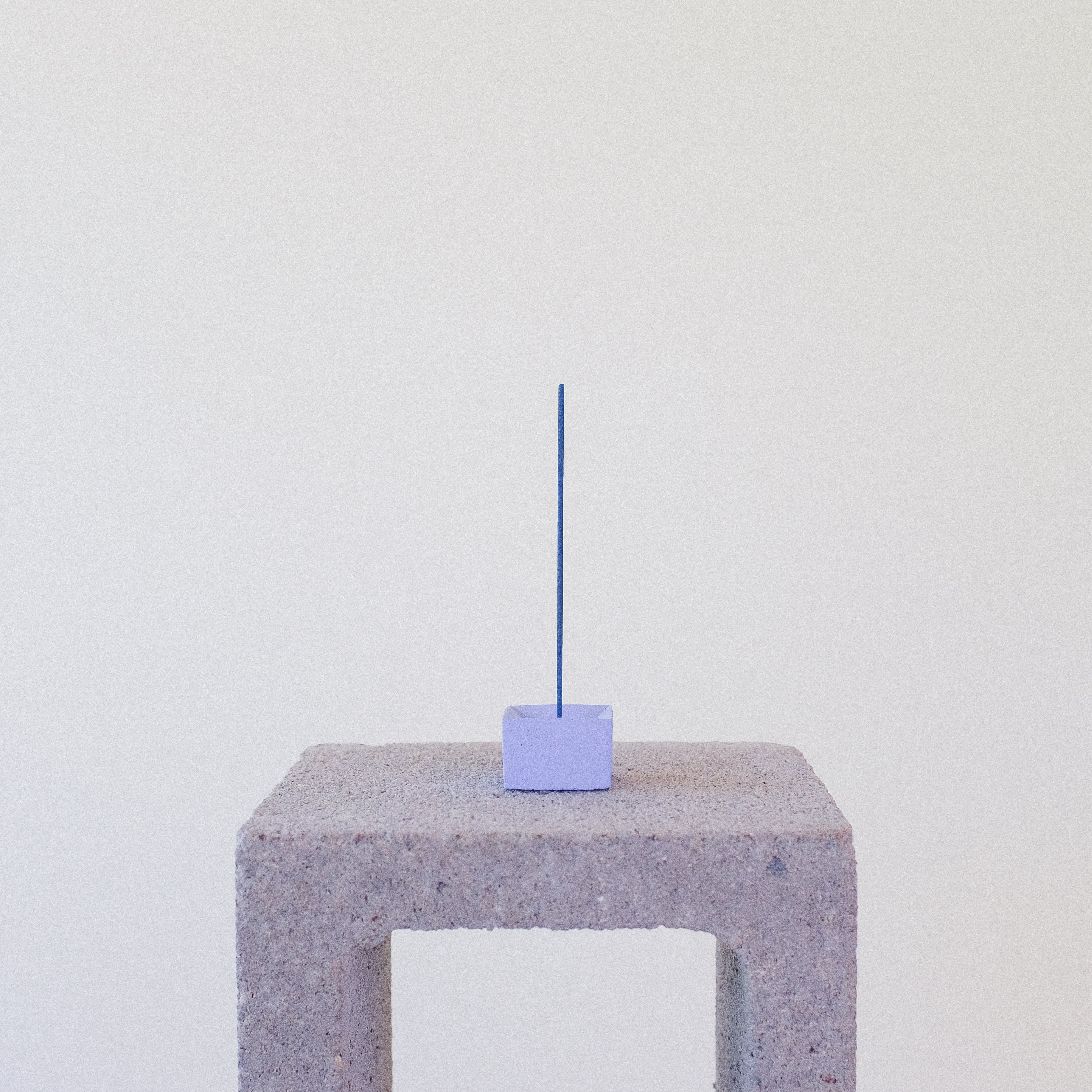 Small Square Perano Concrete Incense Holder